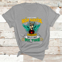 I Became Night Auditor Because Your Life Is Worth My Time T Shirt - Wonder Print Shop