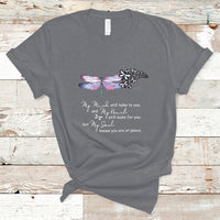 Dragonflies My Mind Talks To You My Heart Looks For You T Shirt - Wonder Print Shop