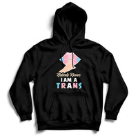 Nobody Knows Im A Trans LGBT Pride Trans Rights Hoodie - Wonder Print Shop