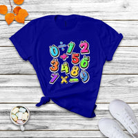 Numbers Math Calculation Symbols Number Day Math Day Numbers Costume Let's Have Fun With The Numbers T Shirt - Wonder Print Shop