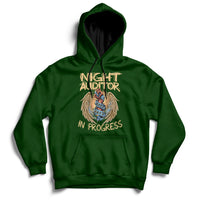 Night Auditor Work Hard In Progress Hoodie - Wonder Print Shop