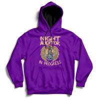 Night Auditor Work Hard In Progress Hoodie - Wonder Print Shop