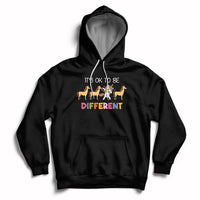 Autism Awareness Acceptance It's Ok To Be Different Unicorn Hoodie - Wonder Print Shop