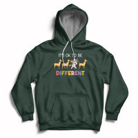 Autism Awareness Acceptance It's Ok To Be Different Unicorn Hoodie - Wonder Print Shop