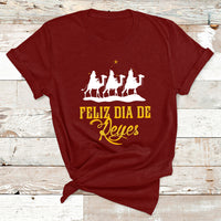 Feliz Dia De Reyes Happy Three Kings Day Epiphany Day T Shirt - Wonder Print Shop