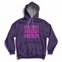 Bullying Stops Here Anti Bullying Pink Day Stand Up To Bullies Colorful Hoodie - Wonder Print Shop