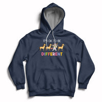 Autism Awareness Acceptance It's Ok To Be Different Unicorn Hoodie - Wonder Print Shop
