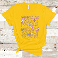 Retro Groovy Somebody's Loud Mouth Mom Funny T-Shirt - Wonder Print Shop