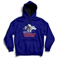 Never Underestimate An Old Man On Skis Funny Skiing Skier Hoodie - Wonder Print Shop