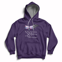 Dragonflies My Mind Talks To You My Heart Looks For You Hoodie - Wonder Print Shop