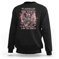 She Whispered Back I Am The Storm Skeleton Karma Fairy Skull Sweatshirt - Wonder Print Shop