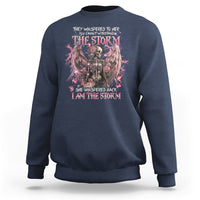 She Whispered Back I Am The Storm Skeleton Karma Fairy Skull Sweatshirt - Wonder Print Shop