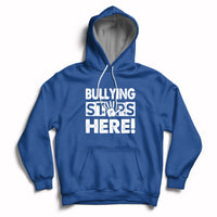 Bullying Stops Here Anti Bullying Pink Day Stand Up To Bullies Hoodie - Wonder Print Shop
