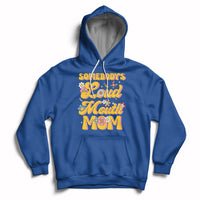 Retro Groovy Somebody's Loud Mouth Mom Funny Hoodie - Wonder Print Shop