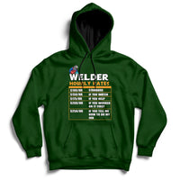 Welder Hourly Rate Funny Welding Worker For Mens Womens Hoodie - Wonder Print Shop