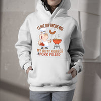 Cool Grilling For Men Women Pork Rub Smoking BBQ Meat Smoker, BBQ Hoodie - Wonder Print Shop