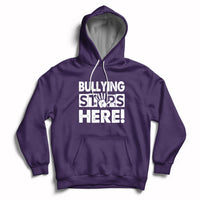 Bullying Stops Here Anti Bullying Pink Day Stand Up To Bullies Hoodie - Wonder Print Shop