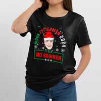 Biden Fetterman 2024 It's a No Brainer Funny Biden, Political T Shirt - Wonder Print Shop