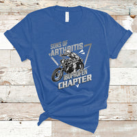 Sons Of Arthritis Ibuprofen Chapter Funny Skeleton Biker T-Shirt - Wonder Print Shop