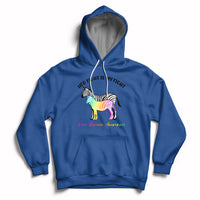 Her Fight Is My Fight Rare Disease Awareness Support Rare Warrior Rainbow Zebra Hoodie - Wonder Print Shop