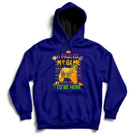 I Paused My Game To Be Here Funny Mardi Gras Festival Hoodie - Wonder Print Shop