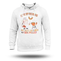 Cool Grilling For Men Women Pork Rub Smoking BBQ Meat Smoker, BBQ Hoodie - Wonder Print Shop