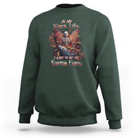 In My Next Life I Want To Be The Karma Fairy Skull Butterfly Sweatshirt - Wonder Print Shop