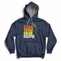 2024 Total Solar Eclipse April 8th 2024 Totality Hoodie - Wonder Print Shop