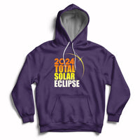 2024 Total Solar Eclipse April 8th 2024 Totality Hoodie - Wonder Print Shop