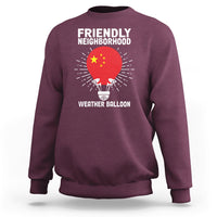 Sarcastic Chinese Friendly Neighborhood Weather Balloon Spy Sweatshirt - Wonder Print Shop