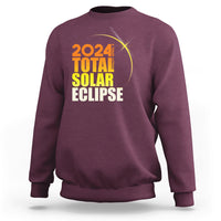 2024 Total Solar Eclipse April 8th 2024 Totality Sweatshirt - Wonder Print Shop