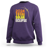2024 Total Solar Eclipse April 8th 2024 Totality Sweatshirt - Wonder Print Shop