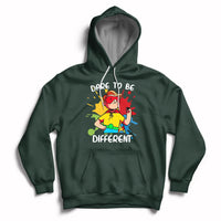 Dare To Be Different Autism Awareness Autistic Boys Support Hoodie - Wonder Print Shop
