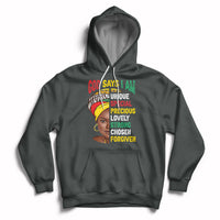God Says I Am Bible Melanin Girl Black History Month Pride Hoodie - Wonder Print Shop