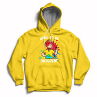 Dare To Be Different Autism Awareness Autistic Boys Support Hoodie - Wonder Print Shop