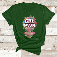 Grl Pwr Girl Power Feminist Women's Day March T Shirt - Wonder Print Shop