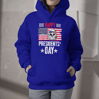 Happy Presidents' Day American Patriots Eagle US Flag Pride Hoodie - Wonder Print Shop
