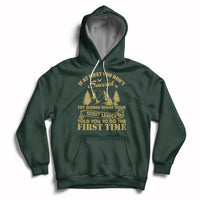 Doing What Your Leader Told You To Do First Time Scouting Camping Outdoors Hoodie - Wonder Print Shop