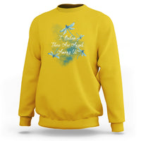 Dragonflies I Believe There Are Angels Among Us Heavenly Sweatshirt - Wonder Print Shop