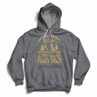 Doing What Your Leader Told You To Do First Time Scouting Camping Outdoors Hoodie - Wonder Print Shop
