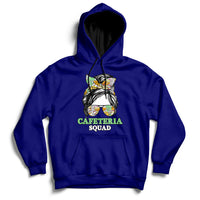 Cafeteria Squad Cafeteria Crew Lunch Lady Messy Bun Hoodie - Wonder Print Shop