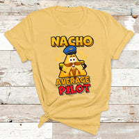 Nacho Everage Pilot Aviator Flight Captain Cinco De Mayo T Shirt - Wonder Print Shop