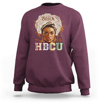 HBCU Abbreviation Graduate Historical Black College Black Girl Magic Black Queen Sweatshirt - Wonder Print Shop