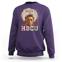 HBCU Abbreviation Graduate Historical Black College Black Girl Magic Black Queen Sweatshirt - Wonder Print Shop