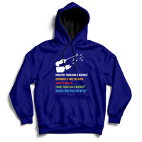 Funny Choir Director Soprano Alto Tenor Bass Hoodie - Wonder Print Shop