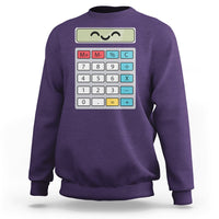 Number Day Math Day Calculator Costume I Am A Calculator Let's Have Fun With The Numbers Sweatshirt - Wonder Print Shop