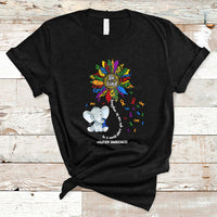 Elephant Autism Awareness Be Kind Puzzle Autistic Support T Shirt - Wonder Print Shop