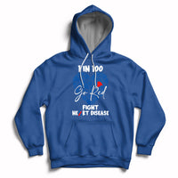 1 in 100 Go Red Fight Heart Disease CHD Awareness Support Hoodie - Wonder Print Shop