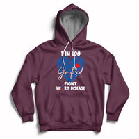 1 in 100 Go Red Fight Heart Disease CHD Awareness Support Hoodie - Wonder Print Shop