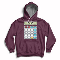 Number Day Math Day Calculator Costume I Am A Calculator Let's Have Fun With The Numbers Hoodie - Wonder Print Shop
